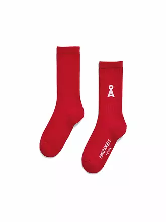 ARMEDANGELS | Socken SAAMUS BOLD dark cranberry | rot